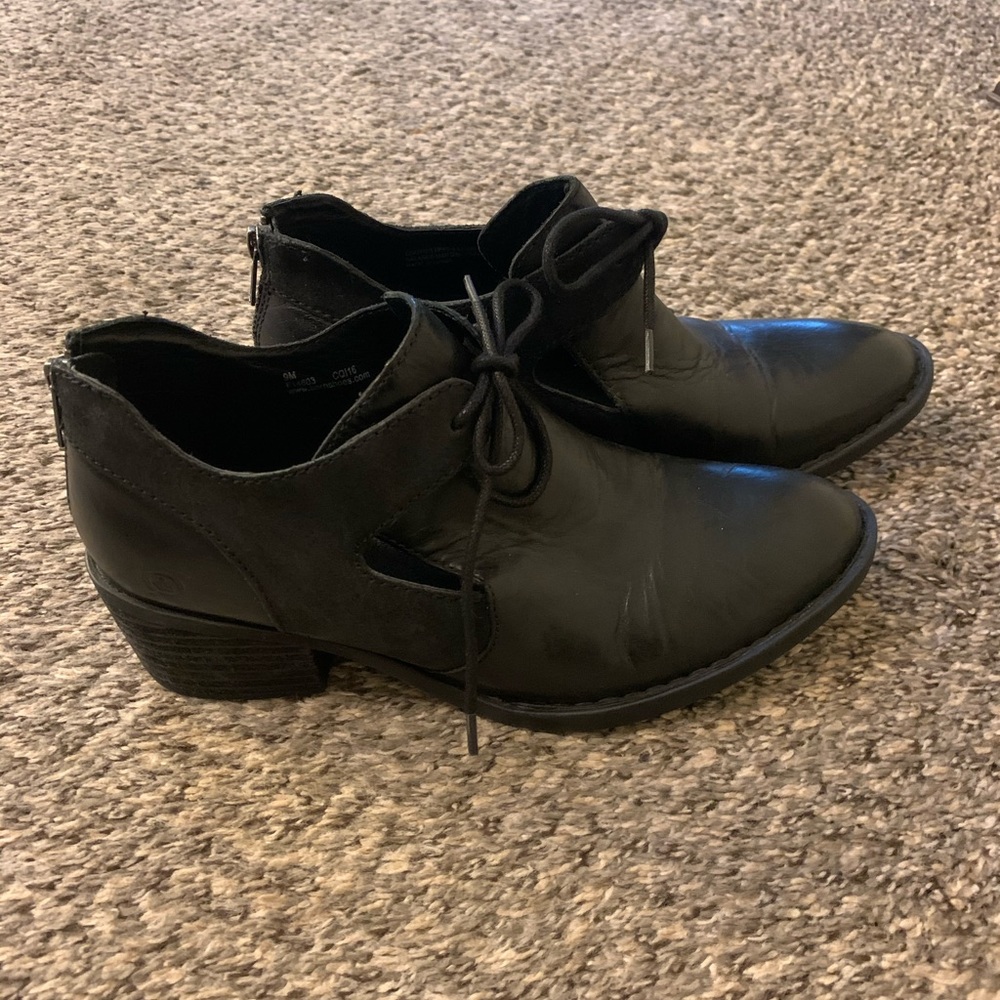 Black Born Booties size 9M